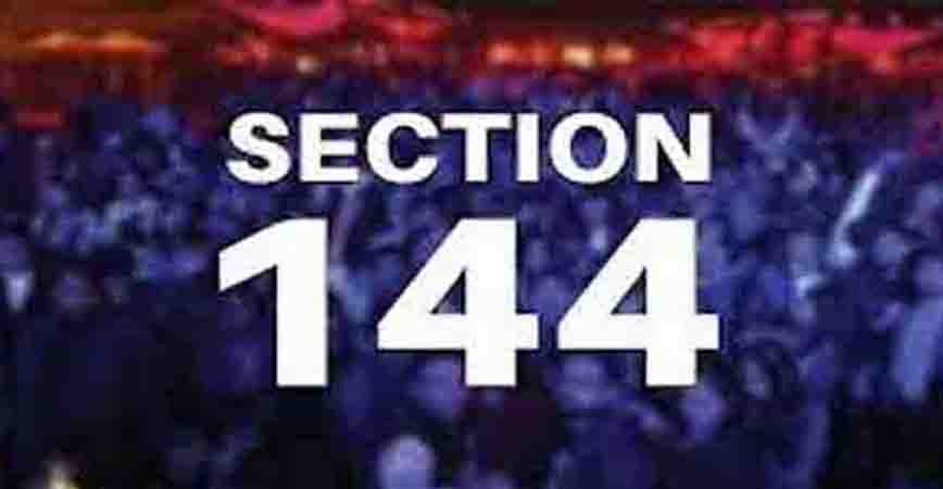 Section 144 imposed against illegal cattle markets