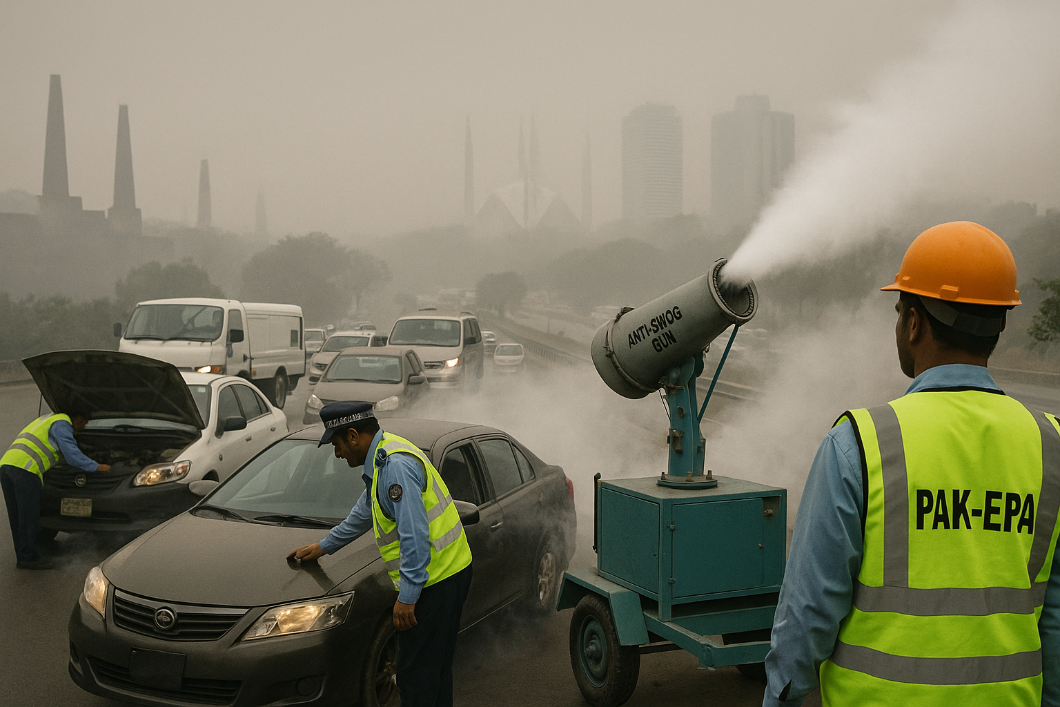 Pak-EPA Intensifies Anti-Smog Crackdown in Islamabad; Over 1,000 Vehicles Inspected, 80 Seized