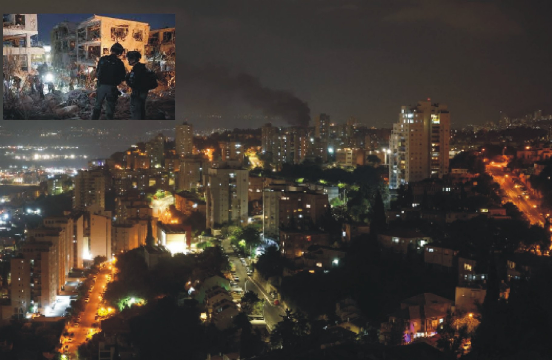 Two Injured in Haifa as Projectile Strikes Residential Area Amid Iranian Barrage