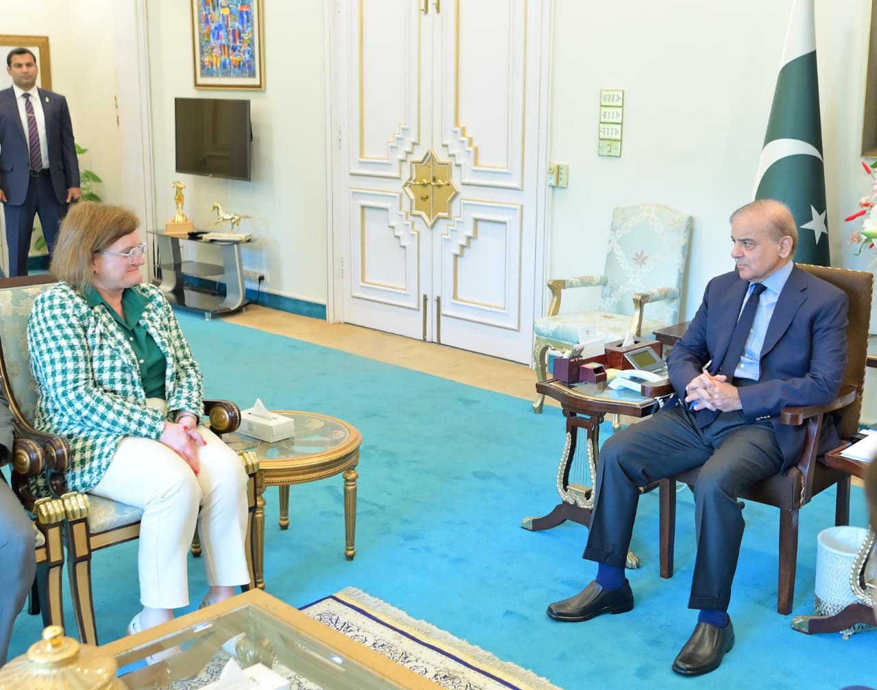 Prime Minister Shehbaz and Italian Ambassador Marilina Discuss Strengthening Bilateral Ties