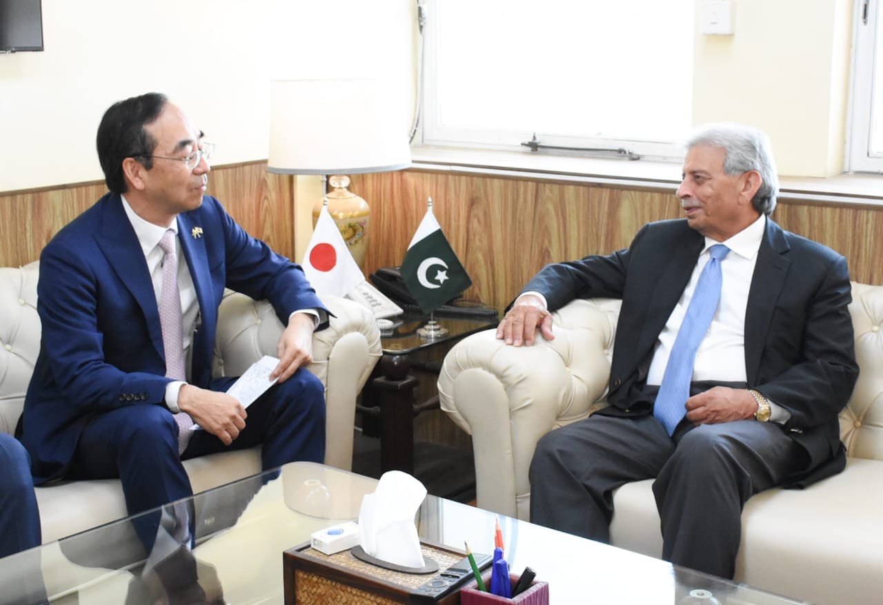 Japanese Ambassador WADA and Pakistani Minister Tanvir Meet to Boost Economic Relations