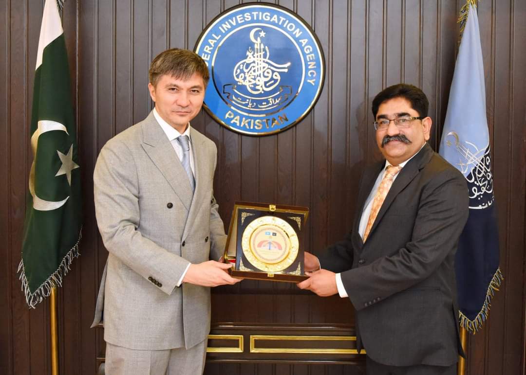 Kazakh Ambassador Kistafin and FIA Director General Jehangir Forge Partnership Against Transnational Crime