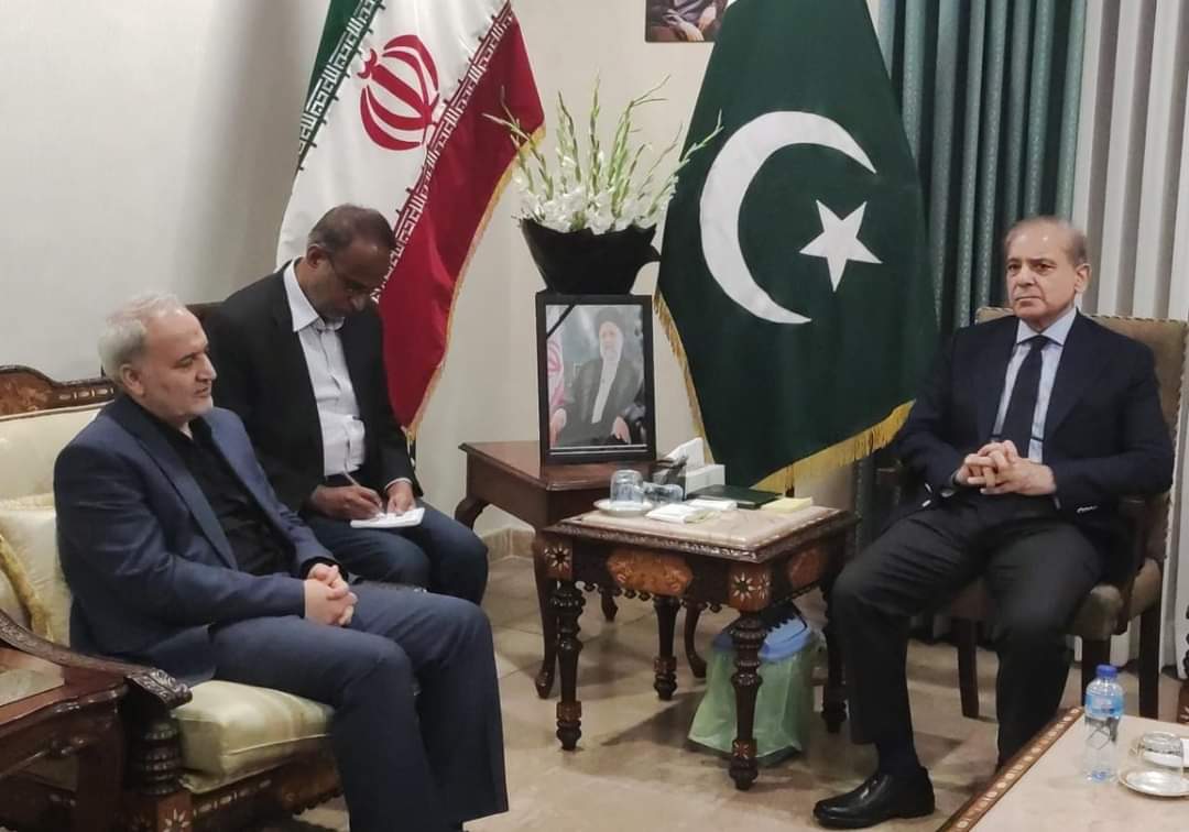 Prime Minister of Pakistan Mohammad Shehbaz Sharif Extends Condolences at Embassy of Iran