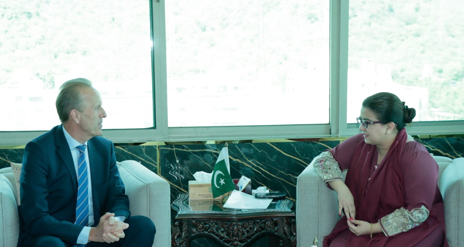 Sweden Ambassador Henrik Persson Explores Tech Collaboration with Pakistani IT Minister