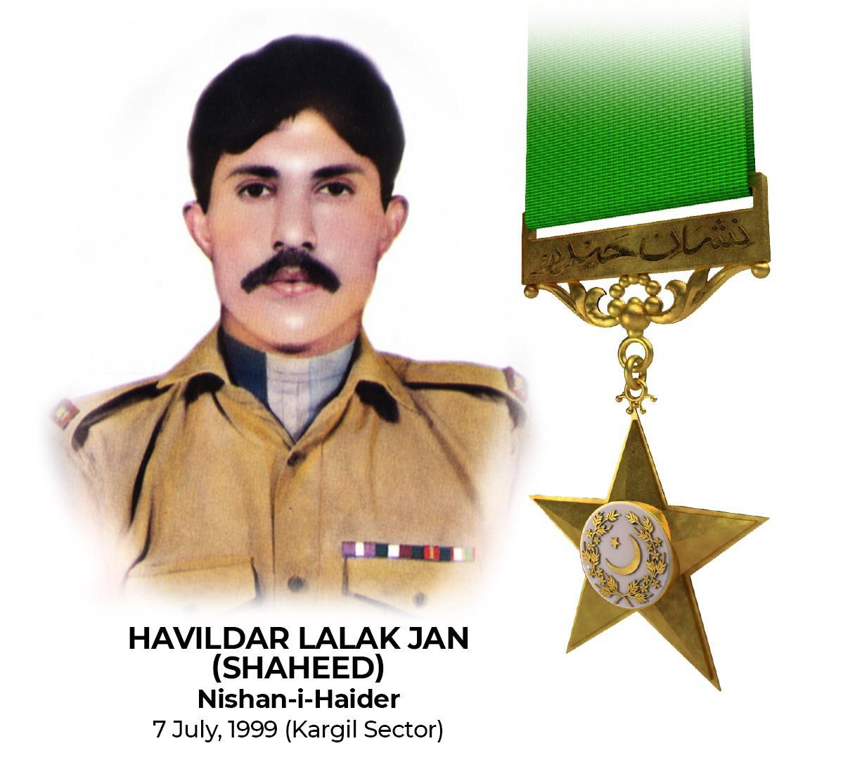 Pakistan Armed Forces paid tribute to Havaldar Lalak Jan Shaheed Nishan Haider on 25th Martyrdom Anniversary