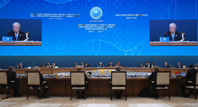 Kazakhstan's Vision: President Tokayev Addresses SCO Council of Heads of State