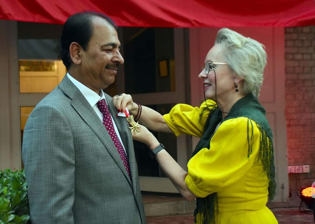 Austrian Ambassador Andrea Wicke Recognizes Ashraf Khan’s Contributions with Decoration of Honour in Gold for Service to Austria