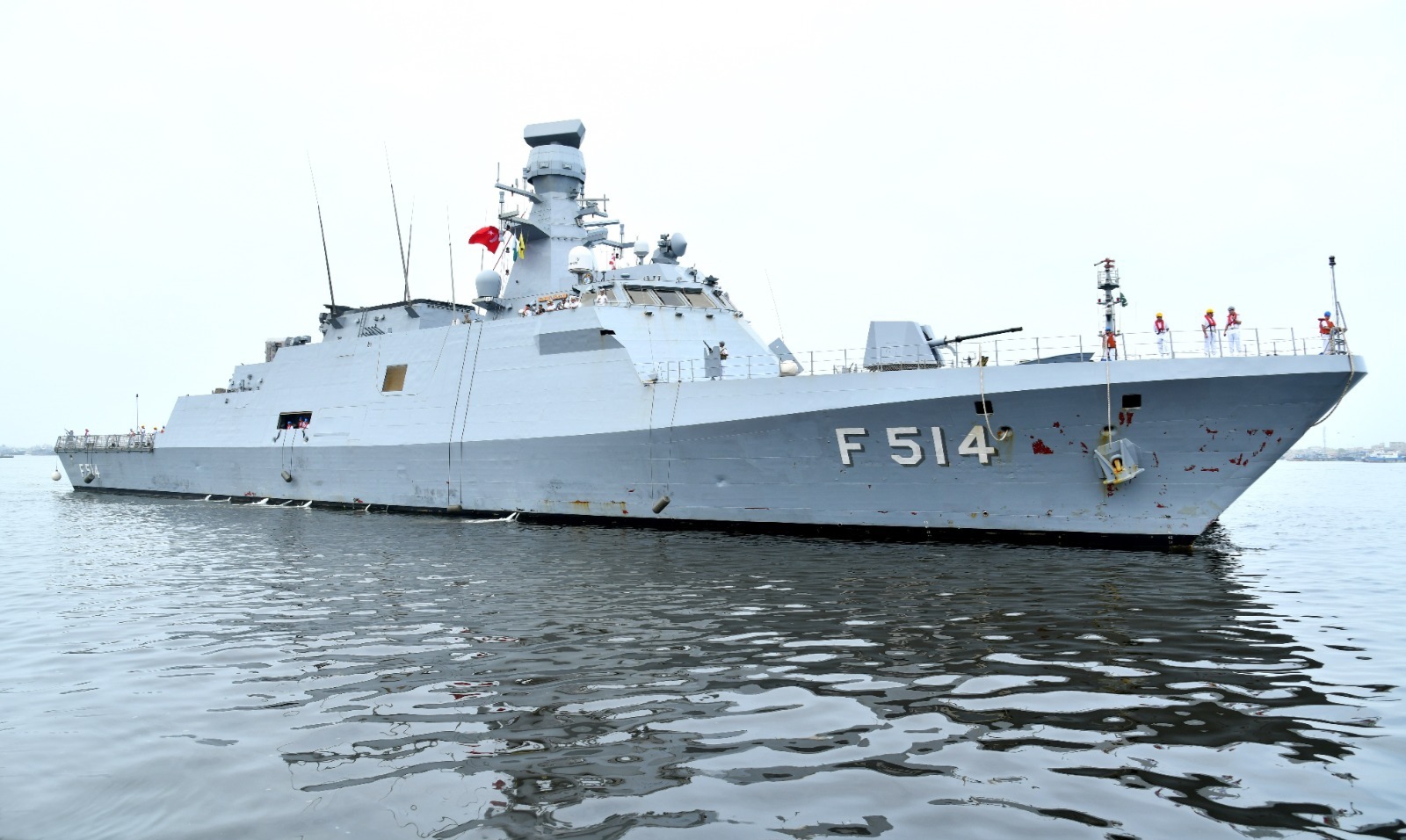 TuRKISH NAVY SHIP ARRIVES KARACHI FOR PORT CALL