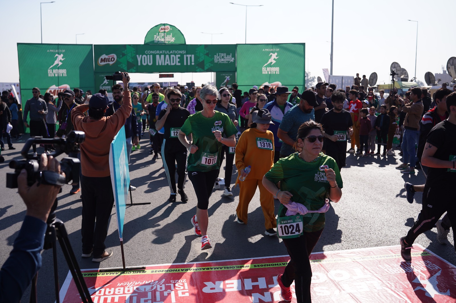 Historic moments as the Islamabad Marathon was attended by thousands on the most scenic running route of Islamabad
