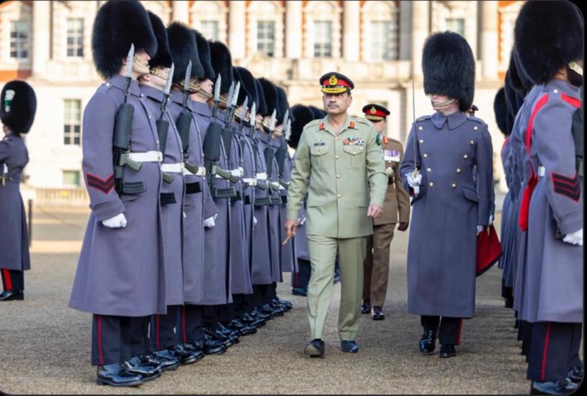 Pakistan’s Army Chief General Asim Munir Receives Guard of Honour at Royal Horse Guards Parade