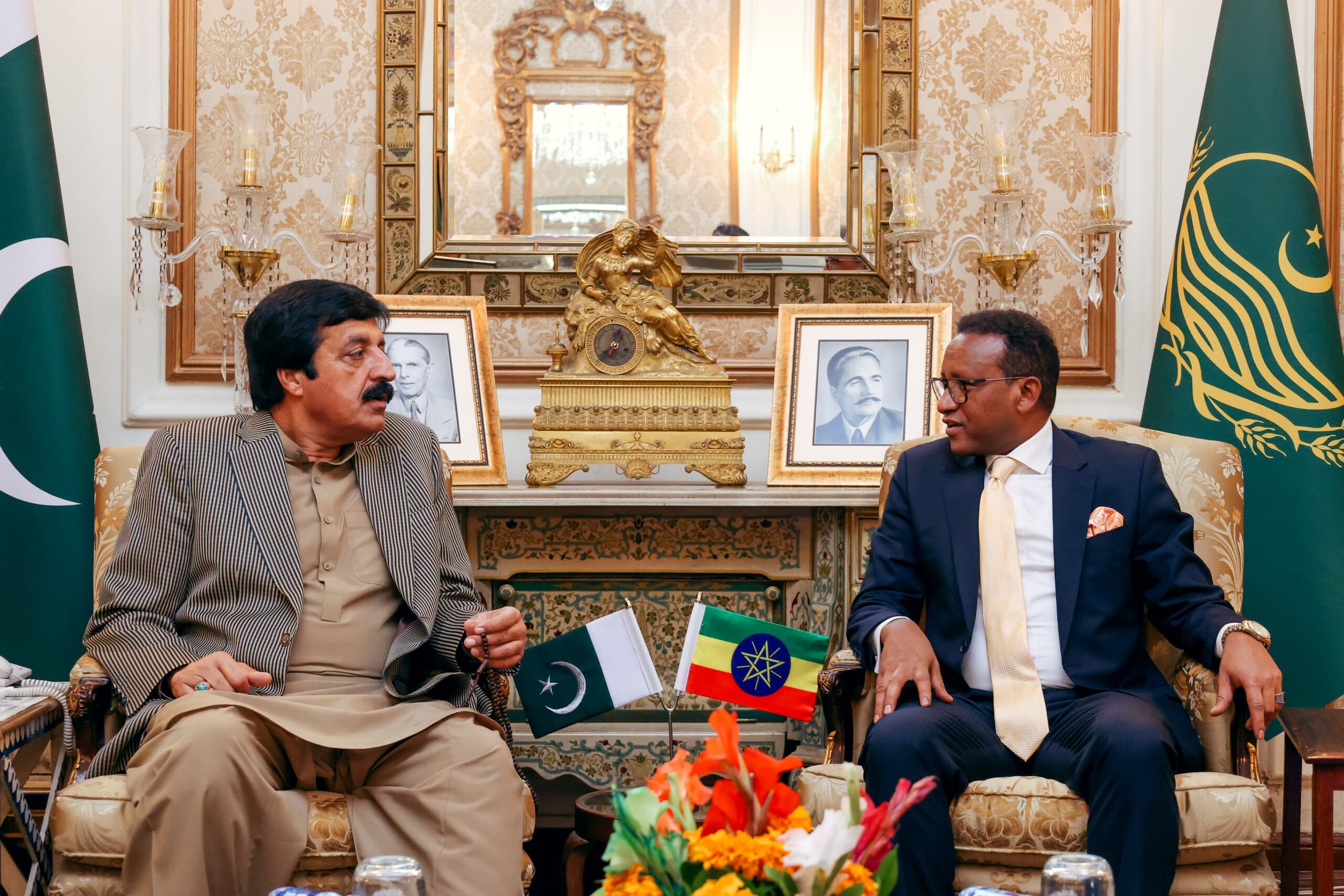 Ambassador of Ethiopia Dr. Jemal Calls on Governor of Punjab, Pakistan