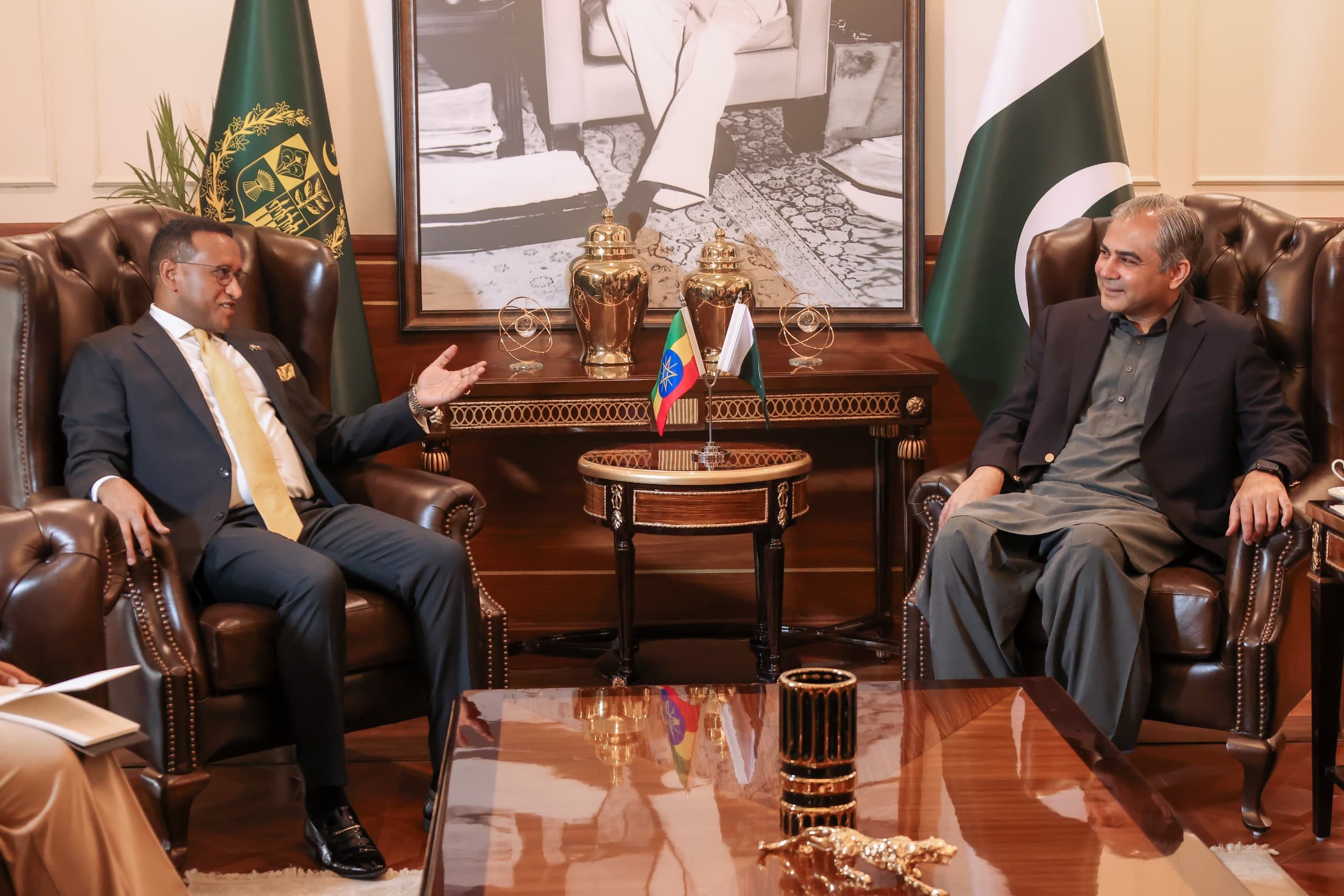 Ambassador Jemal Beker and Minister Naqvi Explore New Avenues of Cooperation